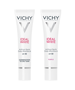 VICHY IDEAL WHITE ANTI-SUNSPOTS DAILY ULTRA-BLOCK SPF40 PA   