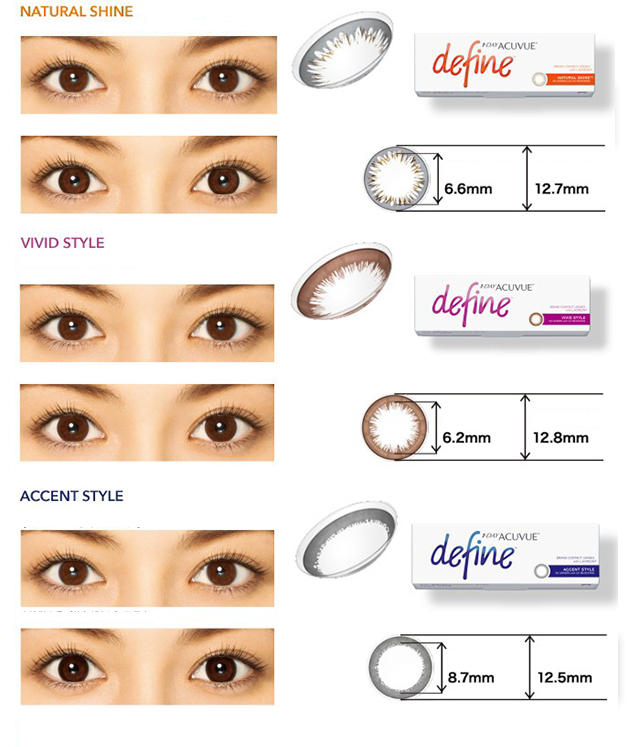 one day acuvue define with lacreon