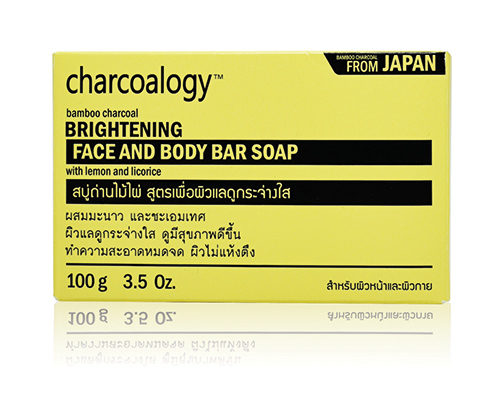 Charcoalogy Bamboo Charcoal Brightening Face and Body Clay Soap