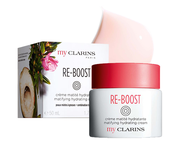 my CLARINS RE-BOOST Matifying Hydrating Cream