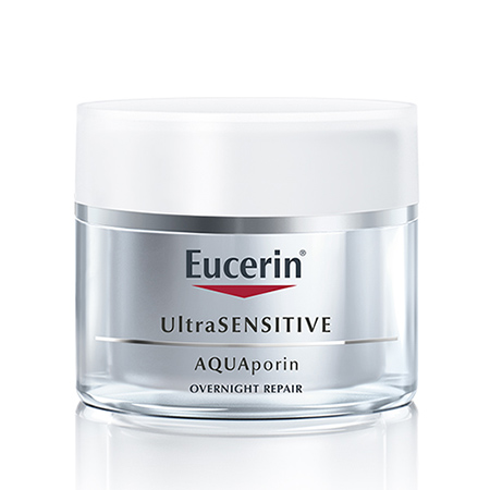 Eucerin UltraSENSITIVE AQUAporin Overnight Repair