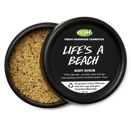 LUSH Life's A Beach Body Scrub Powder