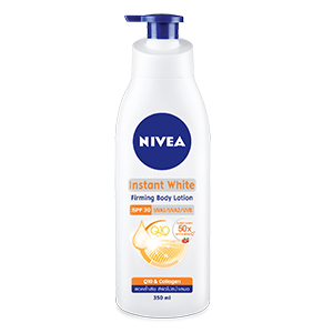 nivea instant white firming body lotion