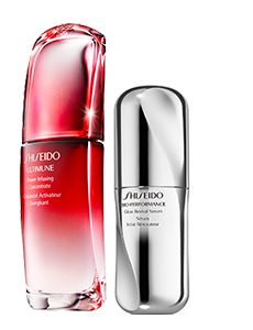 Shiseido Bio-Performance Glow Revival Serum and Shiseido Ultimune Power Infusing Concentrate 
