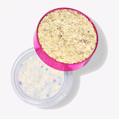 Gold Glitter Gel With Star-shaped Glitter Gel
