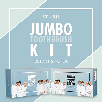 BTS Toothpaste Mint   Jumbo Toothbrush 