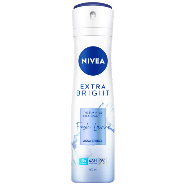 รีวิว NIVEA Extra Bright Premium Fragrance Fresh Lavier Aqua Breeze ...
