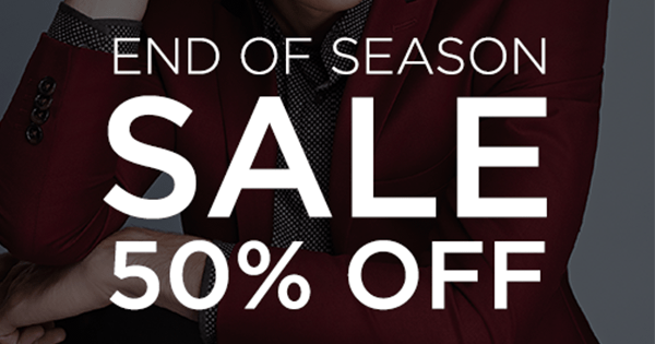 50% OFF! End of Season SALE