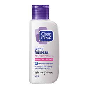 clean and clear clear fairness moisturizer spf 30
