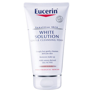 eucerin white solution gentle cleansing foam