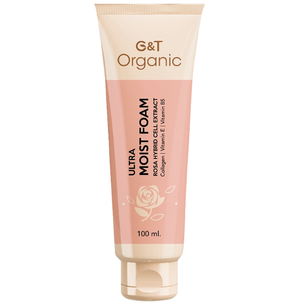โฟมล้างหน้า G&amp;T Organic Ultra Moist Foam