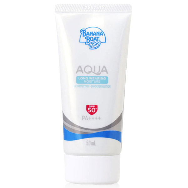 รีวิว Banana Boat Aqua Long Wearing Moisture Sunscreen SPF50+ PA++++ รีวิวจากผู้ใช้จริง By