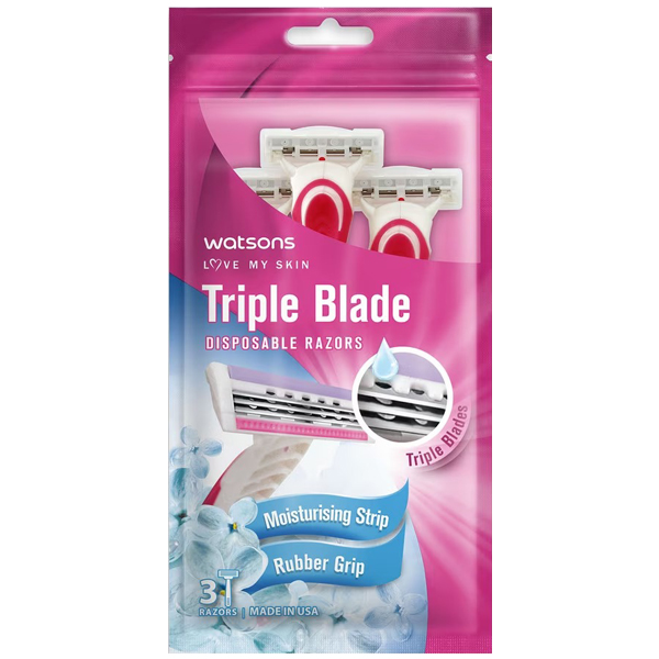 รีวิว Women Triple Blade Disposable Razors