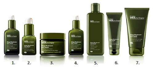 Dr Andrew WeilTM for Origins Mega Mushroom products Skin Relief Collection