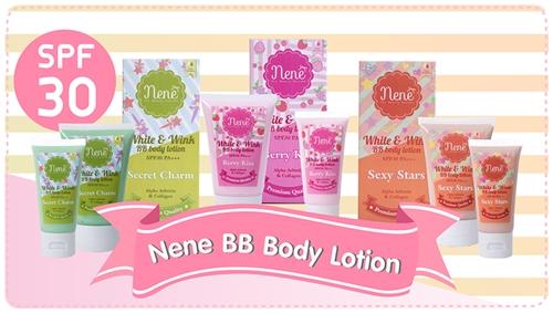 เนเน่ ไวท์ แอนด์ วิ้ง บีบี บอดี้โลชั่น SPF 30 PA    (เกรด พรีเมี่ยม)NENE WHITE&WINK BB BODY LOTION SPF 30 PA    (premium grade)