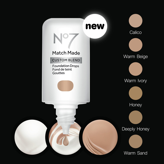 ครีมรองพื้น No7 Match Made Custom Blend Foundtion Drops