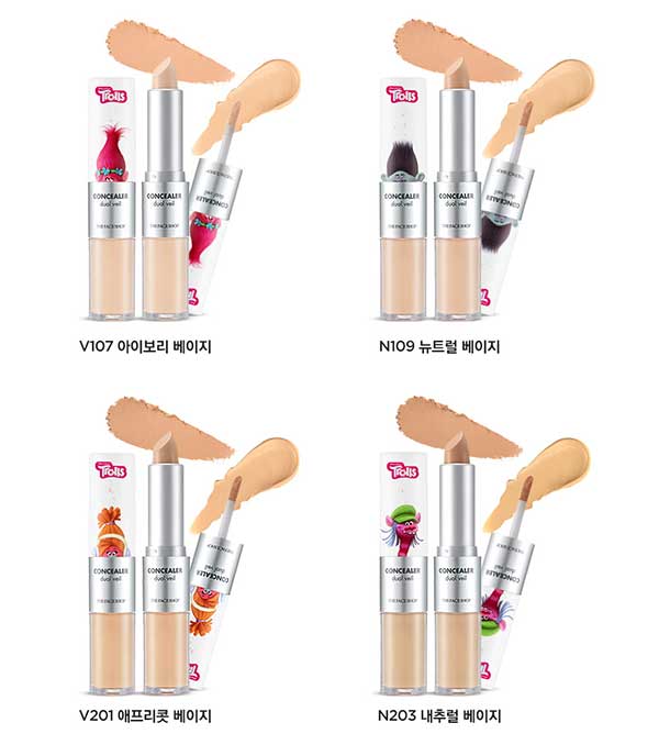 คอนซีลเลอร์ THEFACESHOP Concealer Dual Veil (Troll) คอนซีลเลอร์ THEFACESHOP Concealer Dual Veil (Troll)