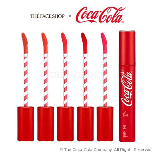 ลิปทินท์ THEFACESHOP Coca Cola Lip Tint